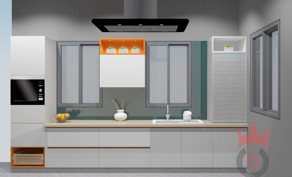 The Pearl - Modular Kitchen - Design By Coronet Kitchens