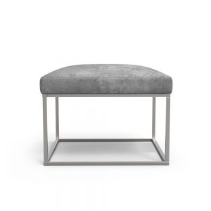 Tulip Grey Ottoman