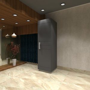 WARDROBE CK003 GOTHIC GREY (EUROPEAN BOARD)