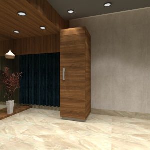 WARDROBE CK003 TROPICAL OLMO WALNUT (PLYWOOD)