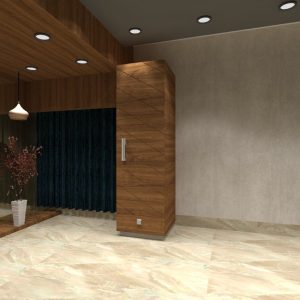 WARDROBE CK005 TROPICAL OLMO WALNUT (EUROPEAN BOARD)