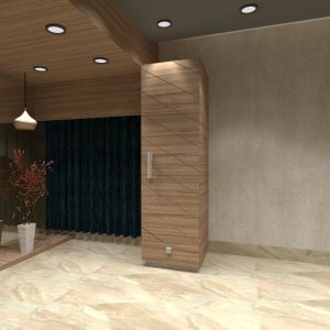 WARDROBE CK005 EBONY ASPEN (EUROPEAN BOARD)