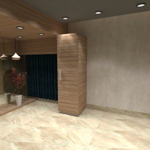 WARDROBE CK013 EBONY ASPEN (EUROPEAN BOARD)