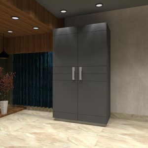 WARDROBE CK001003 GOTHIC GREY (EUROPEAN BOARD)