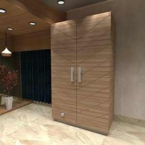 WARDROBE CK005013 EBONY ASPEN (EUROPEAN BOARD)